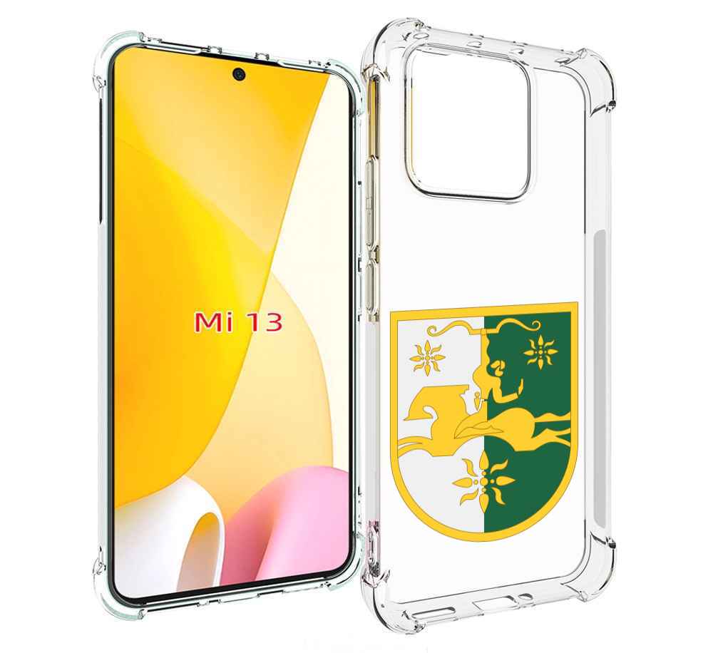 

Чехол MyPads герб-абхазии для Xiaomi 13, Прозрачный, Tocco