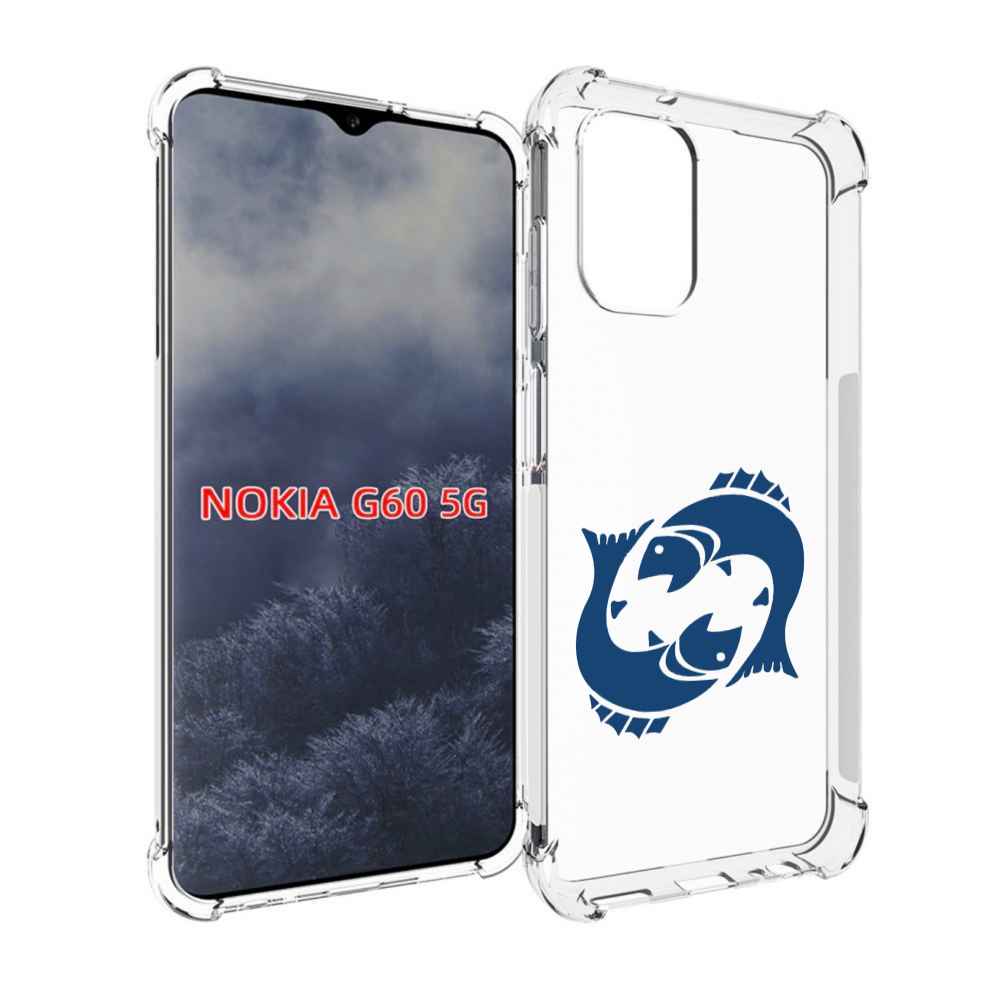 

Чехол MyPads знак-зодиака-рыбы-7 для Nokia G60 5G, Прозрачный, Tocco