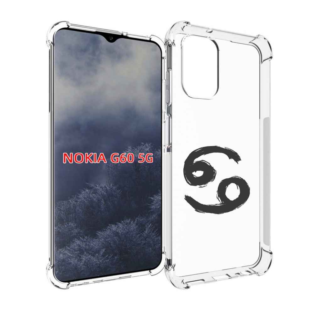 

Чехол MyPads знак-зодиака-рак-6 для Nokia G60 5G, Прозрачный, Tocco