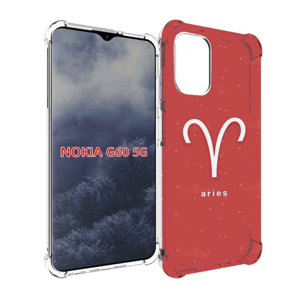 

Чехол MyPads знак-зодиака-овен-5 для Nokia G60 5G, Прозрачный, Tocco