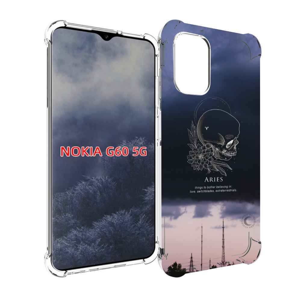 

Чехол MyPads знак-зодиака-овен-4 для Nokia G60 5G, Прозрачный, Tocco
