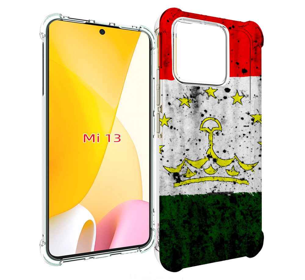 

Чехол MyPads герб флаг таджикистан для Xiaomi 13, Прозрачный, Tocco
