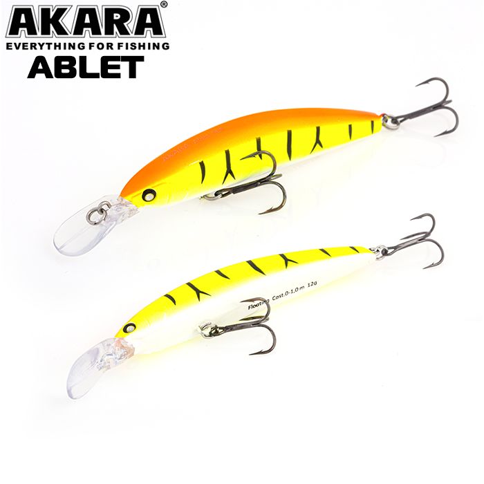 

Воблер Akara Ablet 90F 12гр 3/7 oz 3,5 in A167, Разноцветный, Ablet