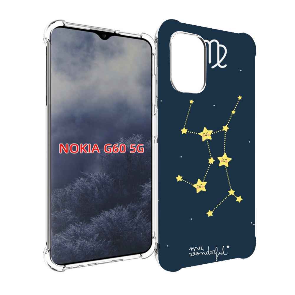 

Чехол MyPads знак-зодиака-дева-3 для Nokia G60 5G, Прозрачный, Tocco
