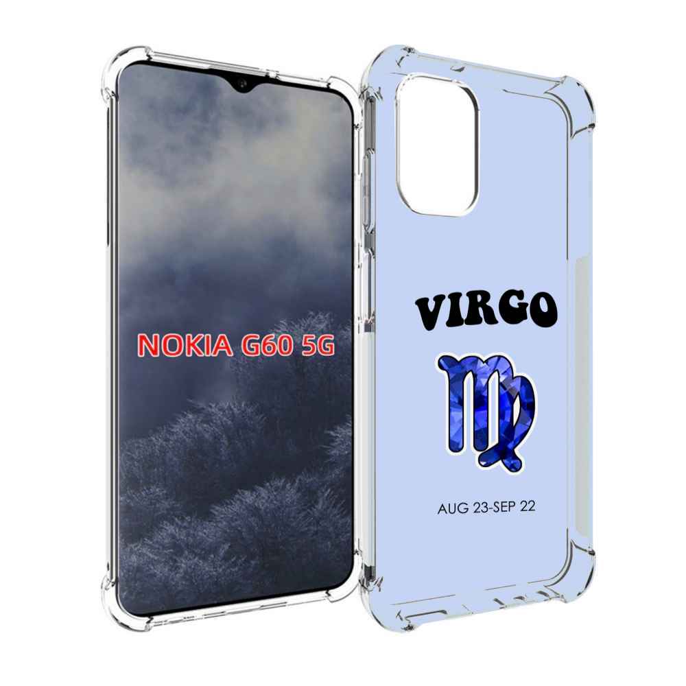 

Чехол MyPads знак-зодиака-дева-1 для Nokia G60 5G, Прозрачный, Tocco