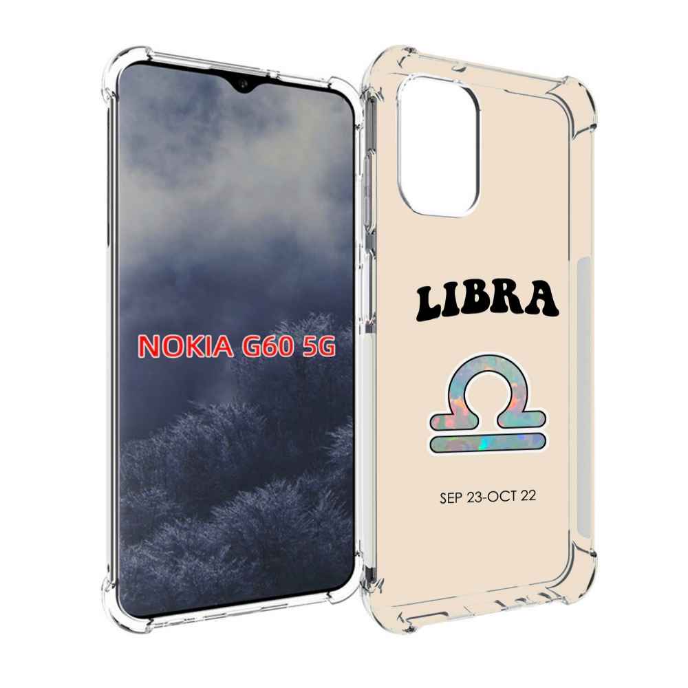 

Чехол MyPads знак-зодиака-весы-6 для Nokia G60 5G, Прозрачный, Tocco
