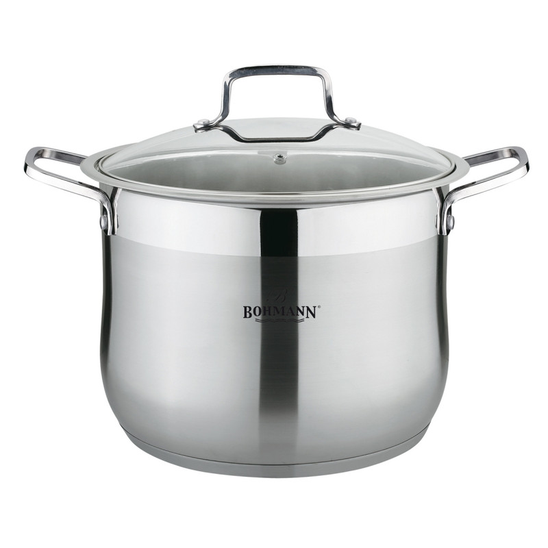 Кастрюля с крышкой нержавеющая сталь Berlinger 18л 3025BH