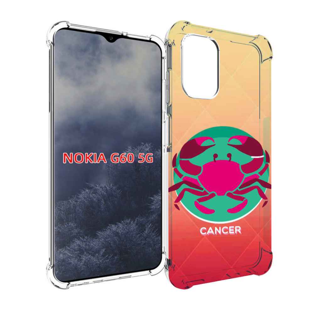 

Чехол MyPads знак зодиака рак 4 для Nokia G60 5G, Прозрачный, Tocco