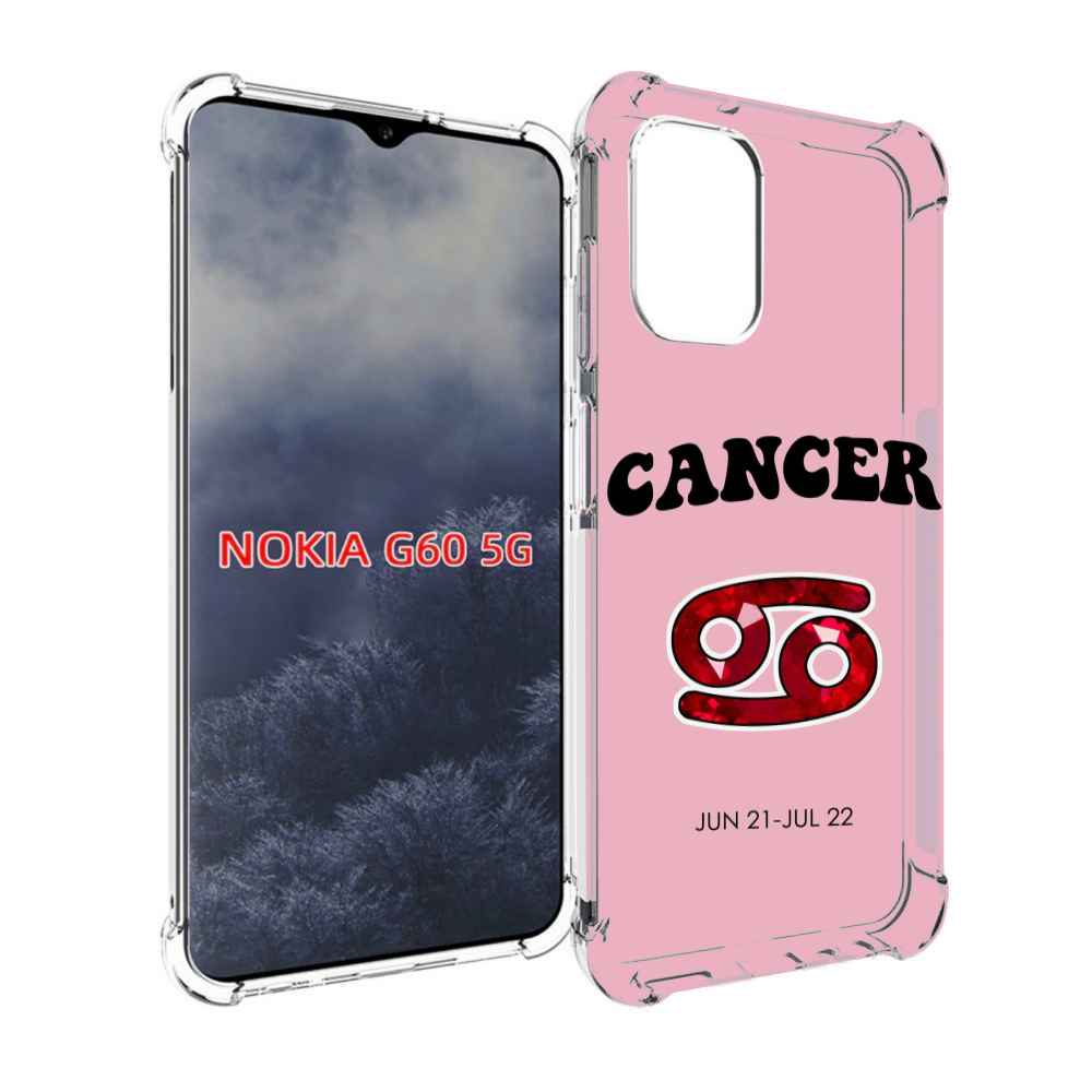 

Чехол MyPads знак зодиака рак 1 для Nokia G60 5G, Прозрачный, Tocco