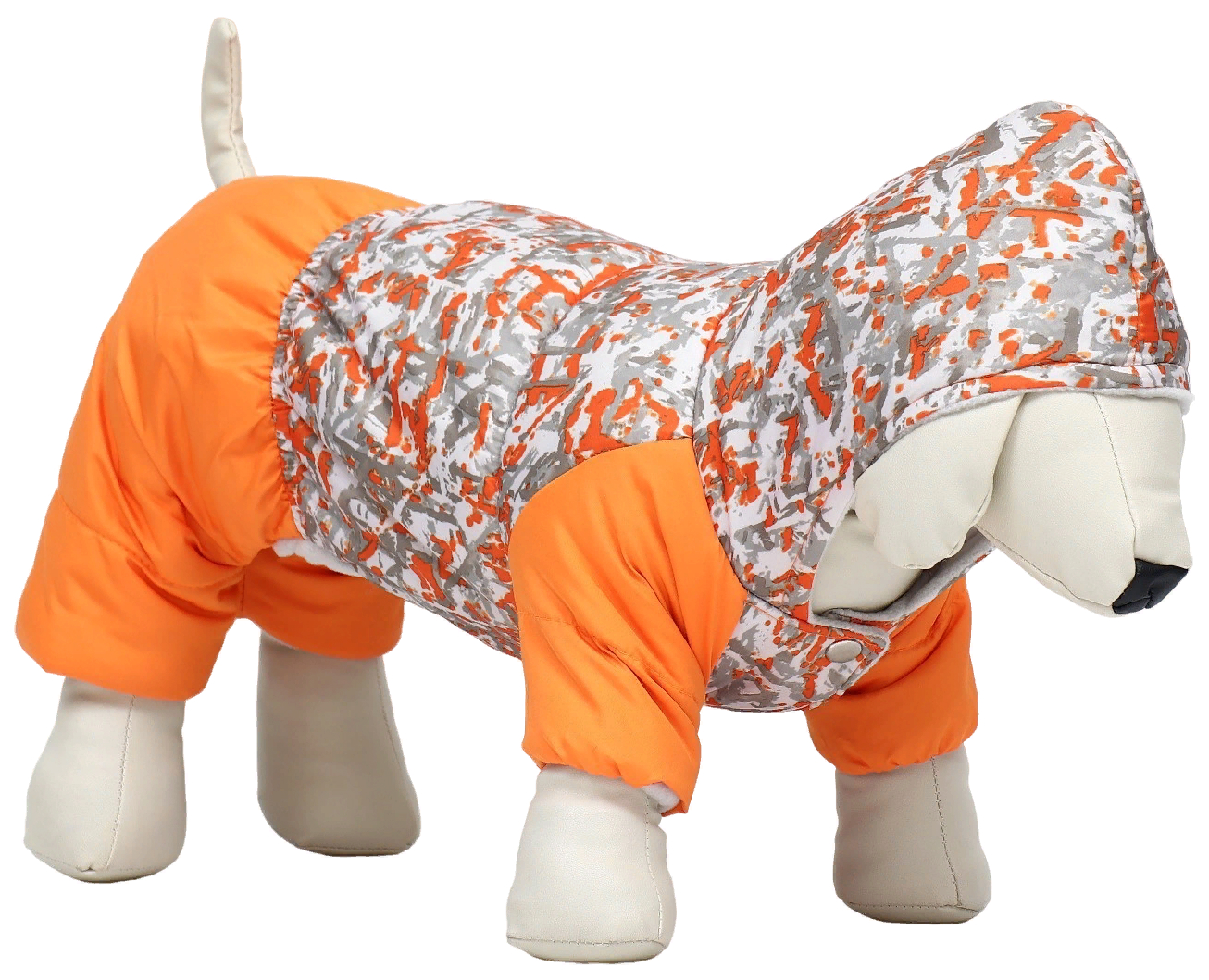 

Комбинезон для собак Апельсинка, флис, унисекс, 2XL, оранжевый