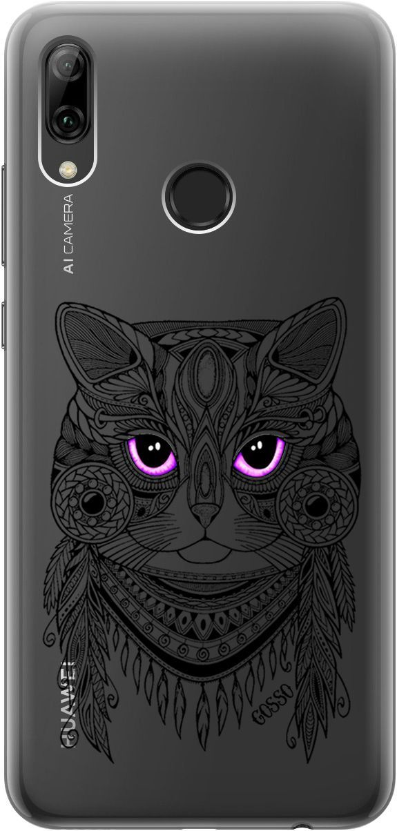 

Чехол на Honor 10 Lite/Huawei P Smart (2019) "Grand Cat" прозрачный, 0
