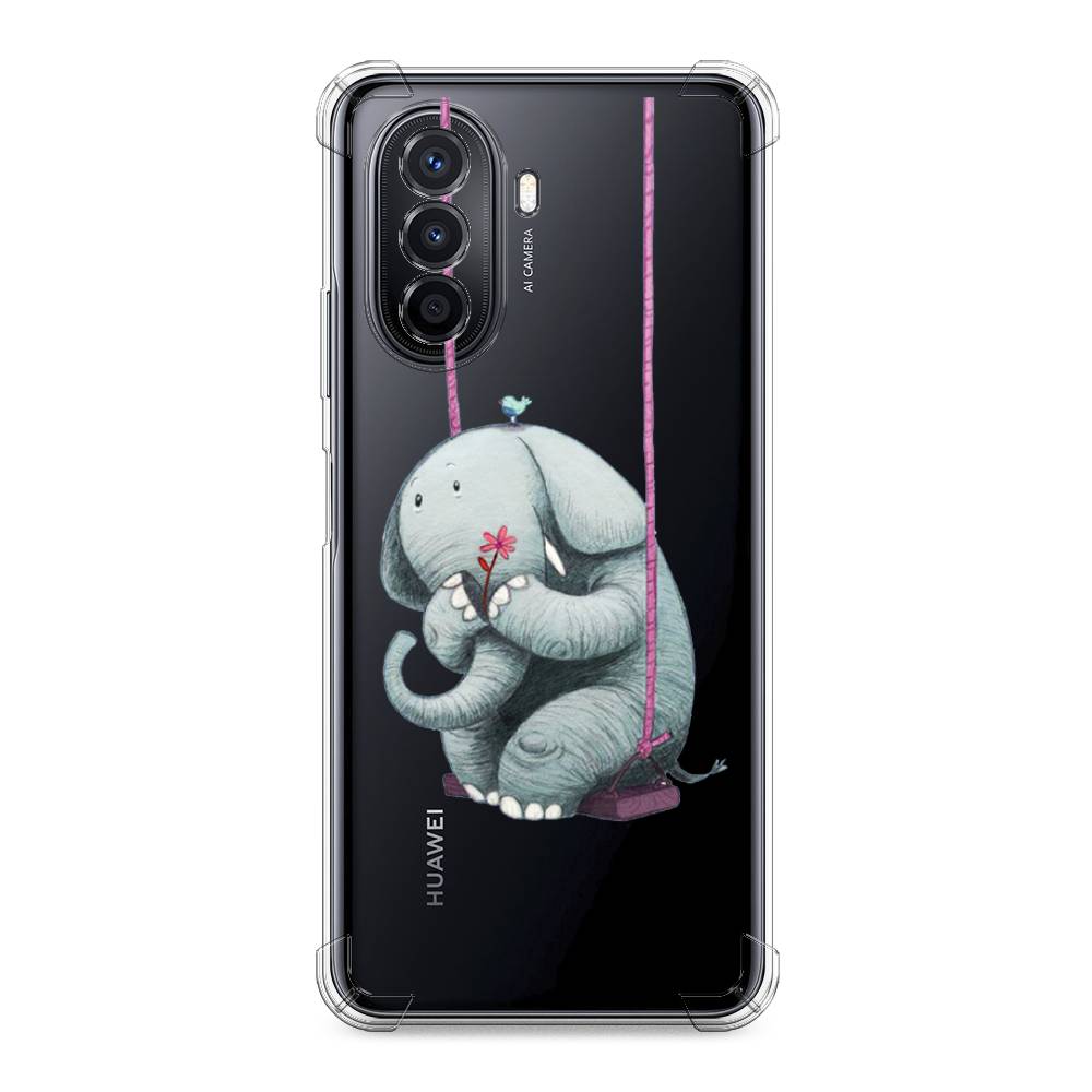 

Чехол Awog на Huawei Nova Y70 "Грустный слоник", 6109151-1