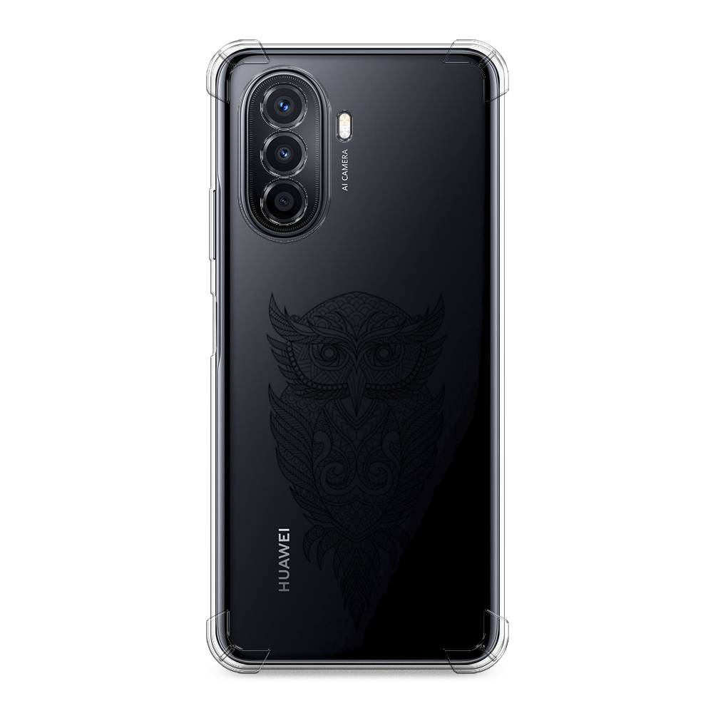 

Чехол Awog на Huawei Nova Y70 "Филин графика", 6109151-1
