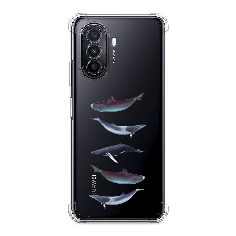 

Чехол Awog на Huawei Nova Y70 "Киты арт 2", 6109151-1
