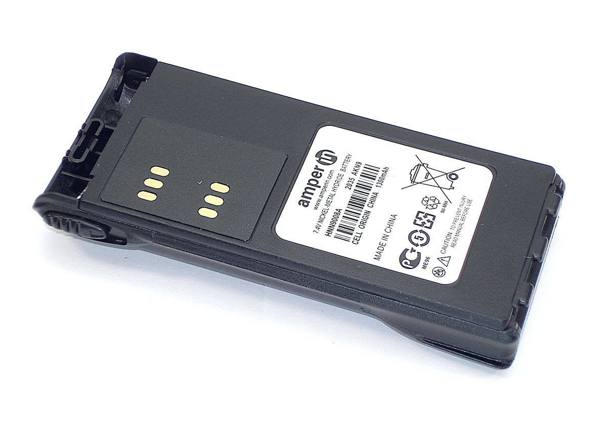 фото Аккумулятор amperin для motorola gp340 ht750 ht1200 (hnn4001) 1300mah 7.4v ni-mh