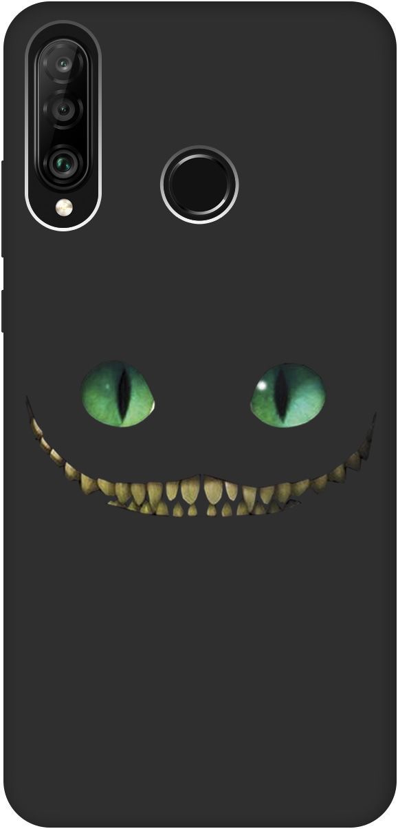 

Чехол на Honor 20 Lite/20s/Huawei P30 Lite "Cheshire Cat" черный, Черный;зеленый, 0