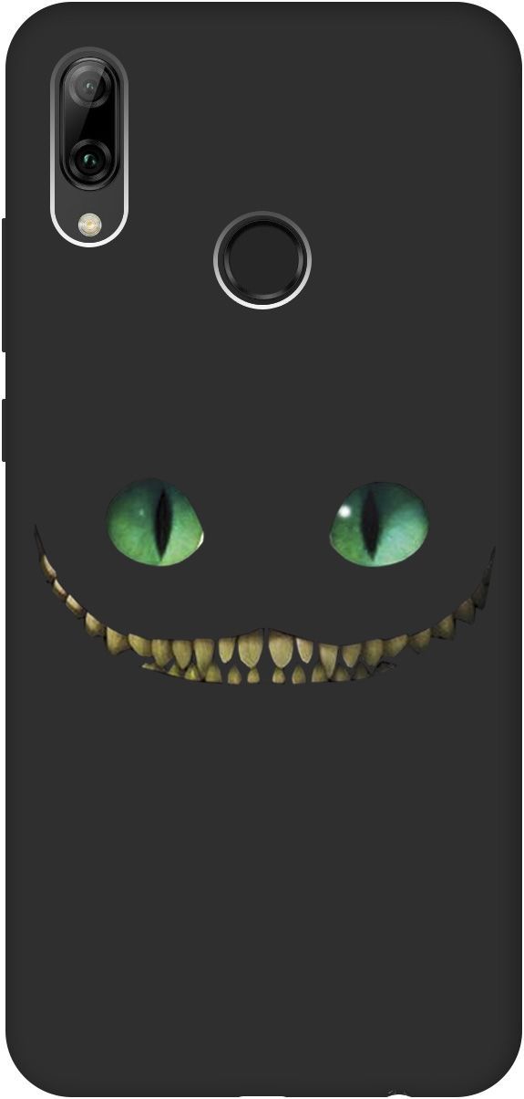 

Чехол на Honor 10 Lite/Huawei P Smart (2019) "Cheshire Cat" черный, Черный;зеленый, 0