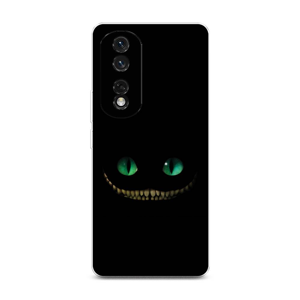 

Чехол Awog для Honor 80 Pro "Зеленоглазый чеширский кот", Черный, 6120450-10