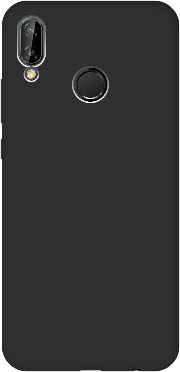 

Матовый чехол на Huawei P20 Lite/Nova 3e П20 Лайт/Нова 3Е черный, 999047