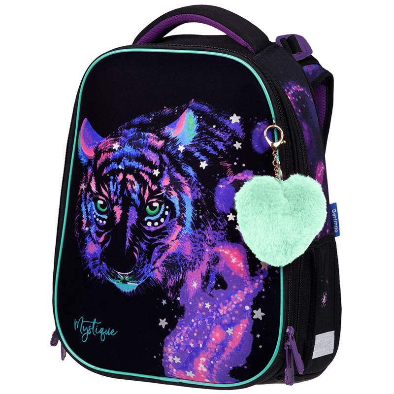 

Ранец Berlingo Expert Neon Tiger 37*28*16 см фиолетовый 313302, Черный