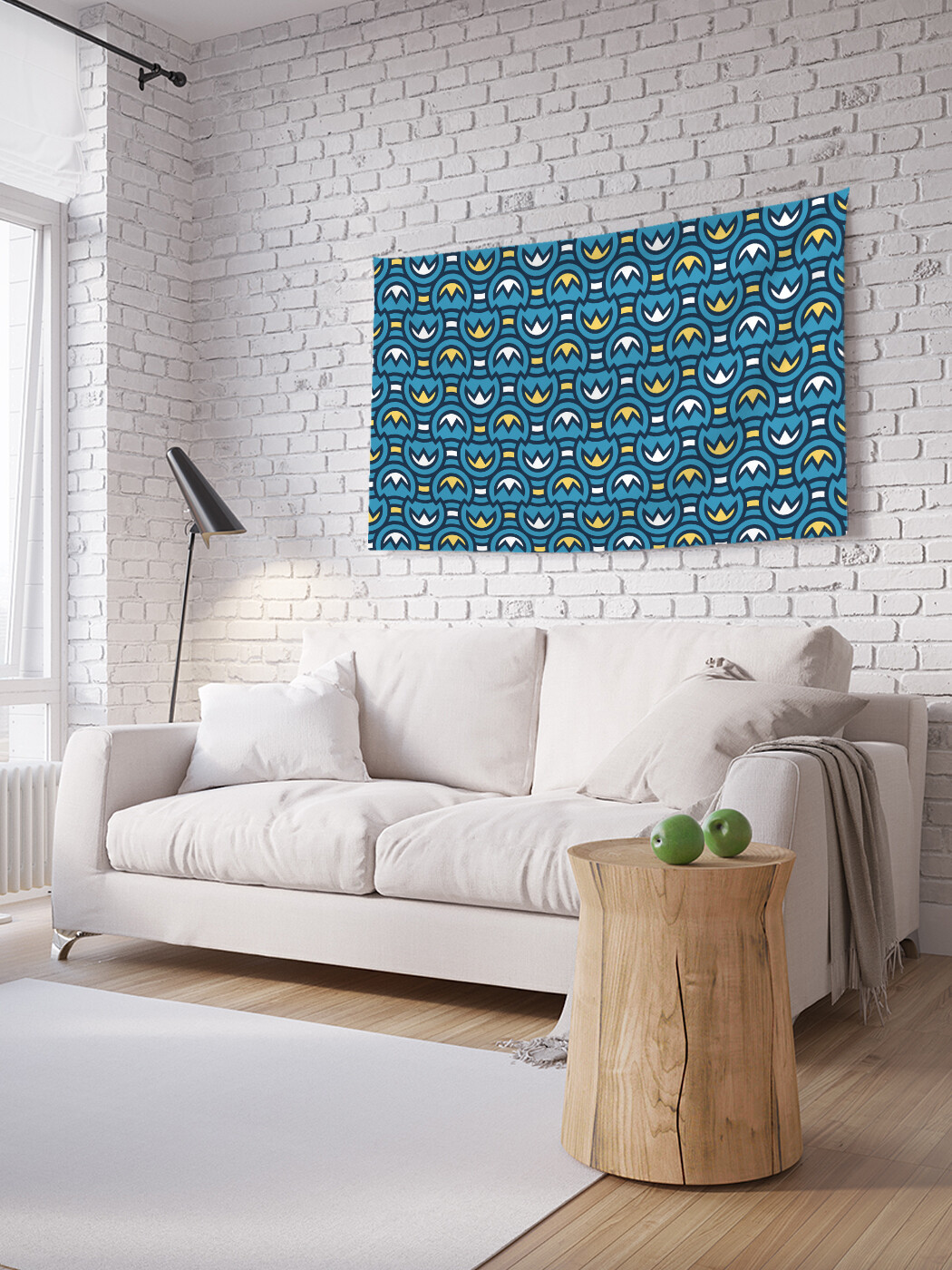 

Горизонтальное фотопанно JoyArty Абстрактный икат, из ткани, 100х150 см