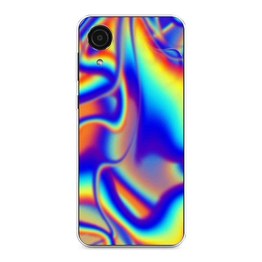 

Чехол на Samsung Galaxy A03 Core "Яркая голограмма", Разноцветный, 2104750-3