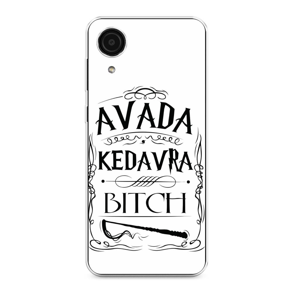 

Чехол на Samsung Galaxy A03 Core "Avada kedavra bitch", Белый;серый;черный, 2104750-6