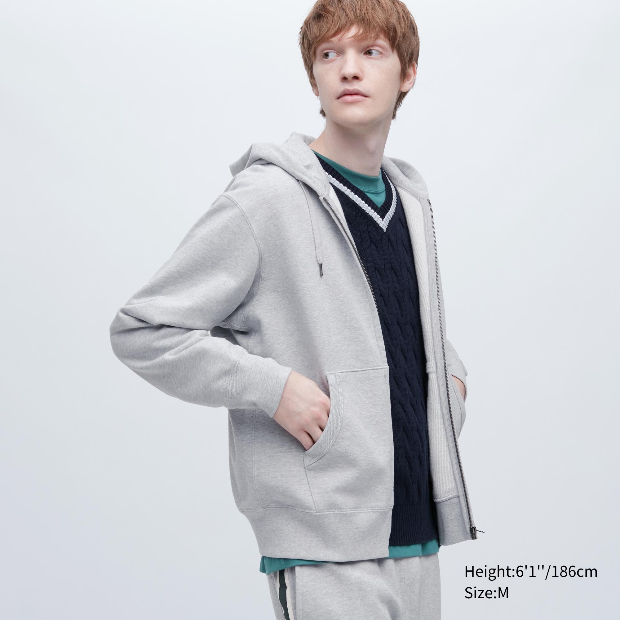 

Толстовка мужская UNIQLO 455400COL05 серая XS (доставка из-за рубежа), 455400COL05