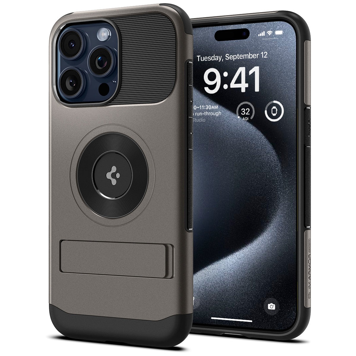 

Чехол Spigen для iPhone 15 Pro - Slim Armor (MagFit) - Серый - ACS06476, iPhone 15 Pro - MagSafe|Slim Armor|Slim Armor (MagFit)|Slim Armor MagSafe|MagFit