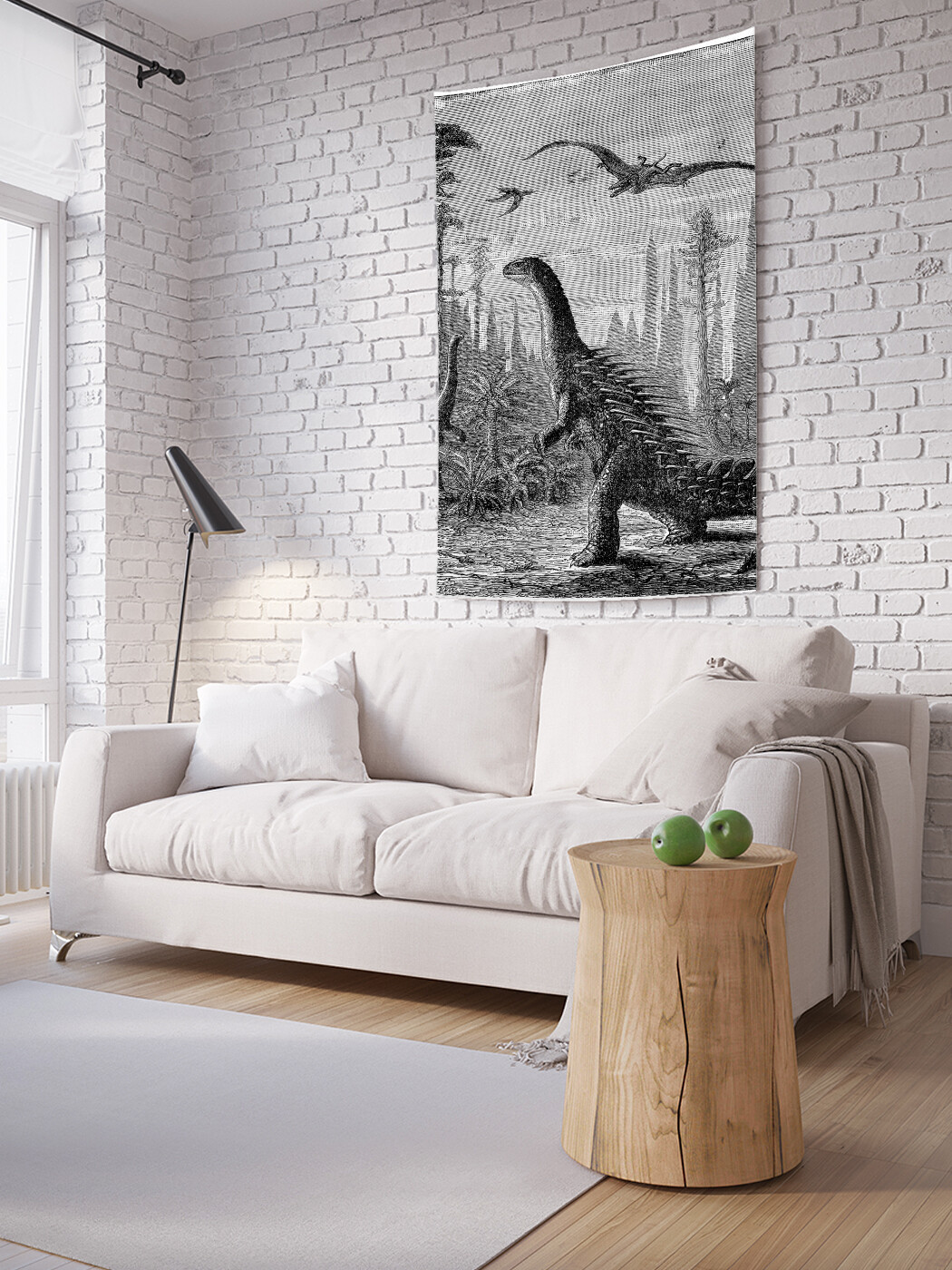 

Вертикальное фотопанно JoyArty Доисторический мир, из ткани, 150х200 см
