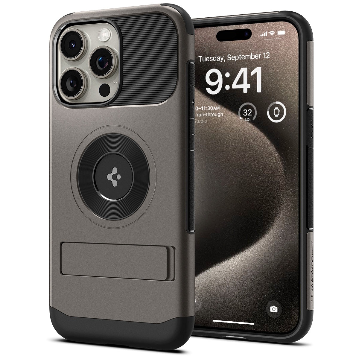 

Чехол Spigen для iPhone 15 Pro Max - Slim Armor (MagFit) - Серый - ACS06451, iPhone 15 Pro Max - MagSafe|Slim Armor|Slim Armor (MagFit)|Slim Armor MagSafe|MagFit