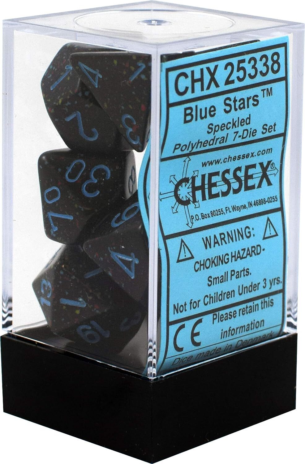 Набор кубиков Chessex 7-dice set Blue Stars