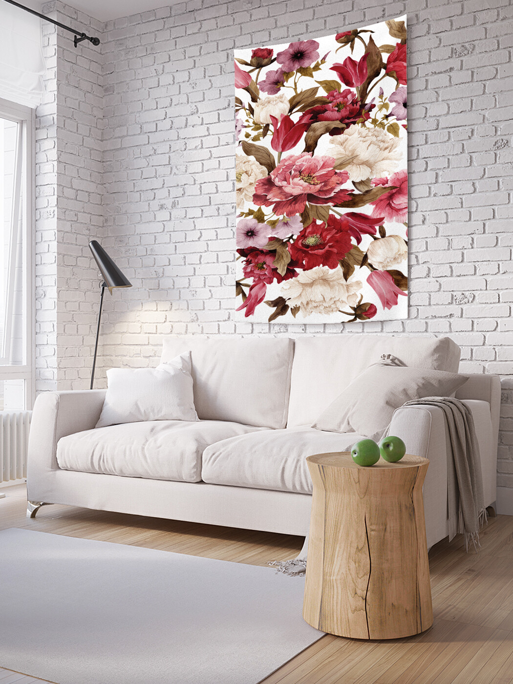 

Вертикальное фотопанно JoyArty В роскошных цветах, из ткани, 150х200 см