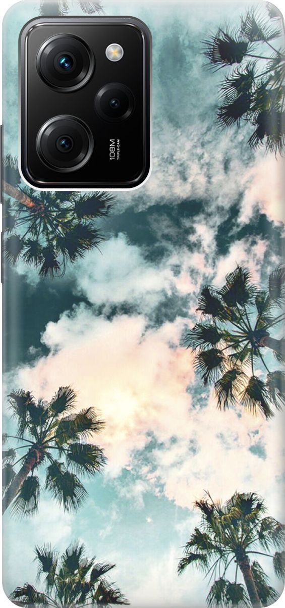 

Чехол на Poco X5 Pro 5G "Отдых под пальмами", Белый;зеленый, 158258