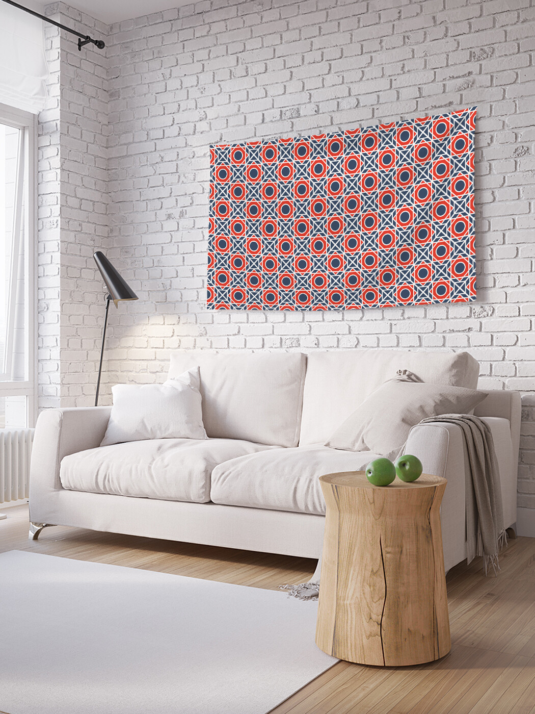 

Горизонтальное фотопанно JoyArty Чередование фигур, из ткани, 100х150 см