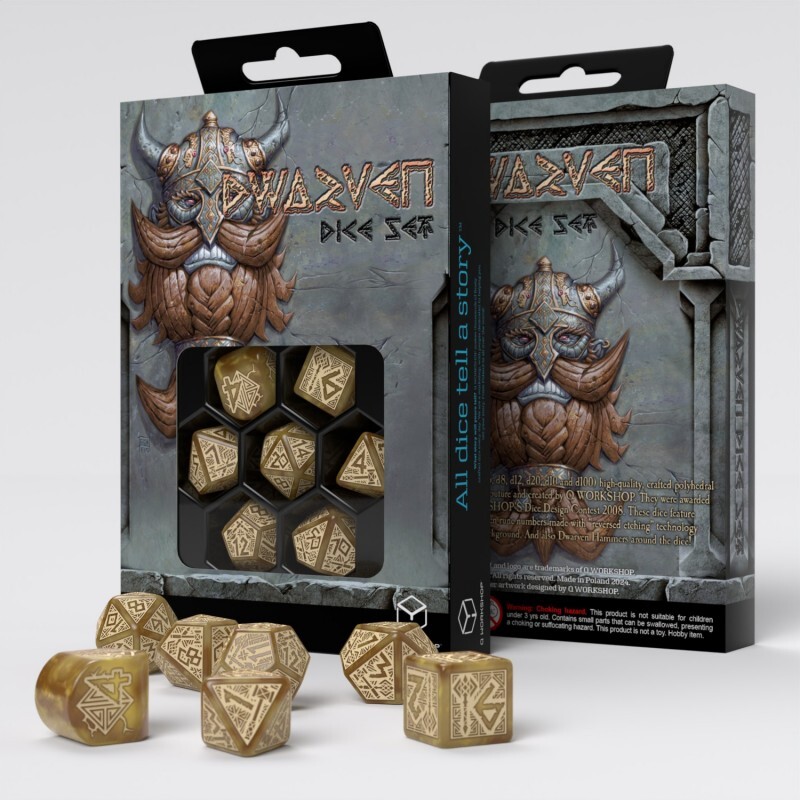 Набор кубиков Dwarven Dice Set: Gold