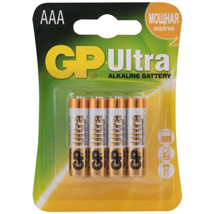 

Батарейка GP Ultra 24AU-CR4 AAA 4шт