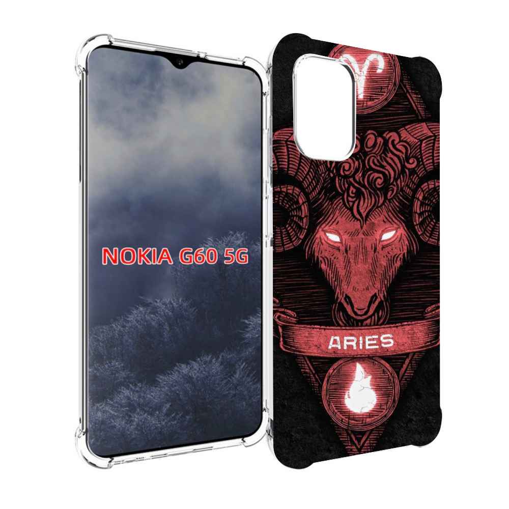 

Чехол MyPads знак зодиака овен 6 для Nokia G60 5G, Прозрачный, Tocco
