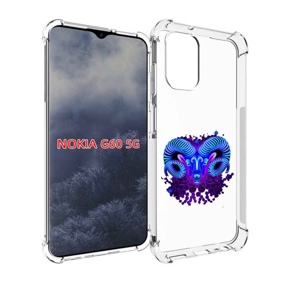 

Чехол MyPads знак зодиака овен 2 для Nokia G60 5G, Прозрачный, Tocco