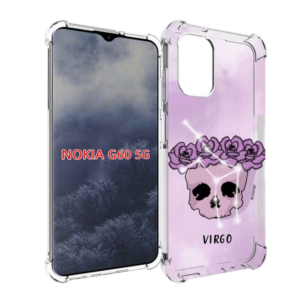 

Чехол MyPads знак зодиака дева 2 для Nokia G60 5G, Прозрачный, Tocco