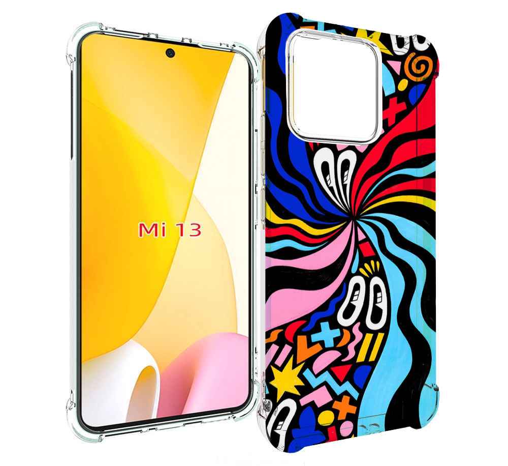 

Чехол MyPads волнистая-абстракция для Xiaomi 13, Прозрачный, Tocco