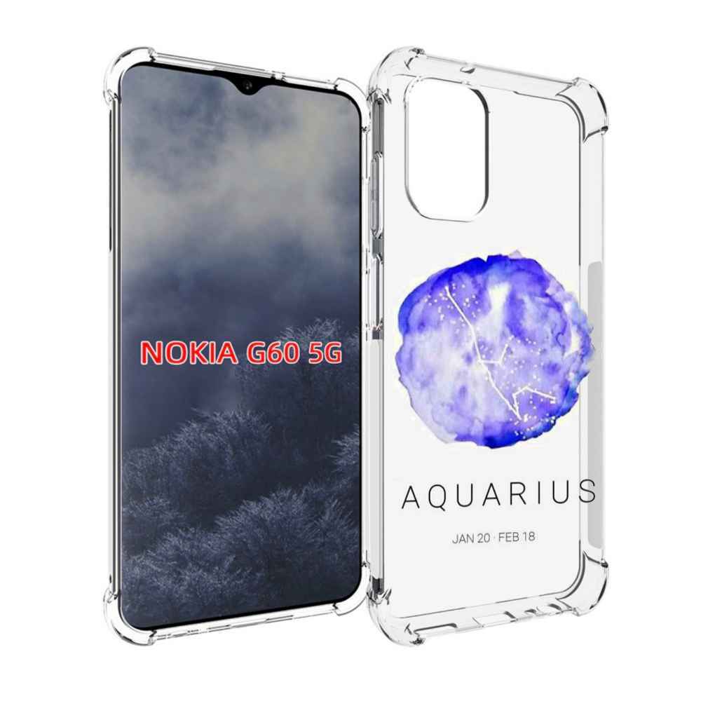 

Чехол MyPads знак зодиака водолеи 5 для Nokia G60 5G, Прозрачный, Tocco