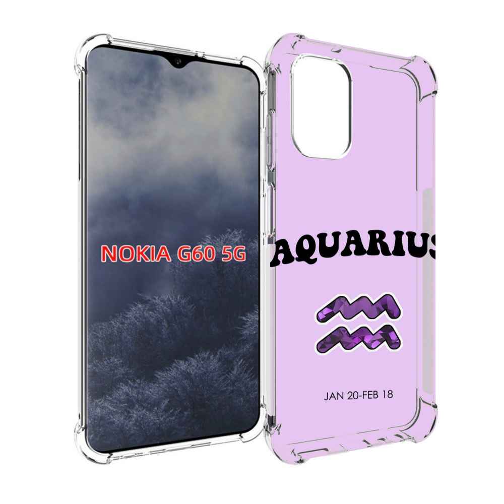 

Чехол MyPads знак зодиака водолеи 4 для Nokia G60 5G, Прозрачный, Tocco