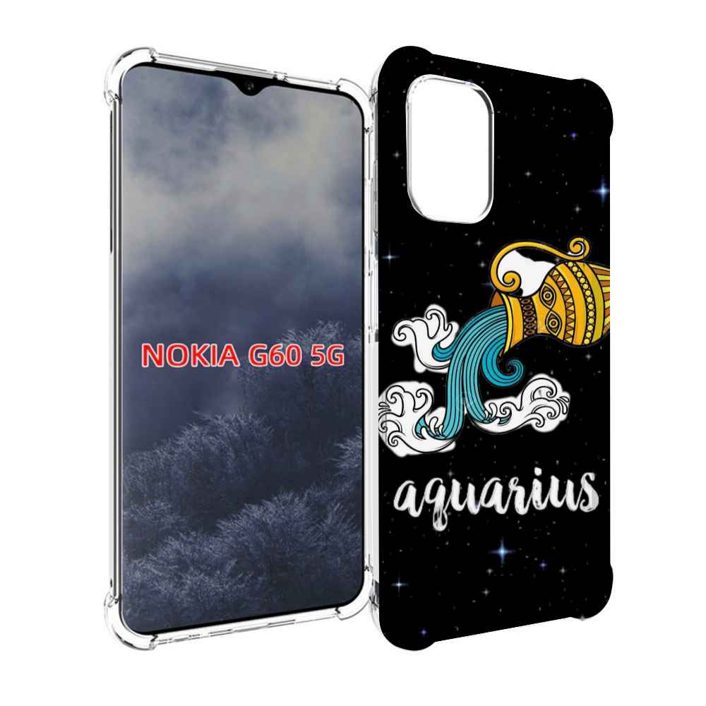 

Чехол MyPads знак зодиака водолеи 2 для Nokia G60 5G, Прозрачный, Tocco