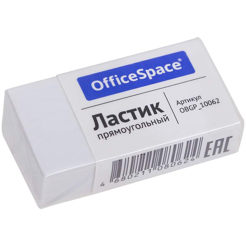 

Ластик OfficeSpace 235541 30 штук, Белый