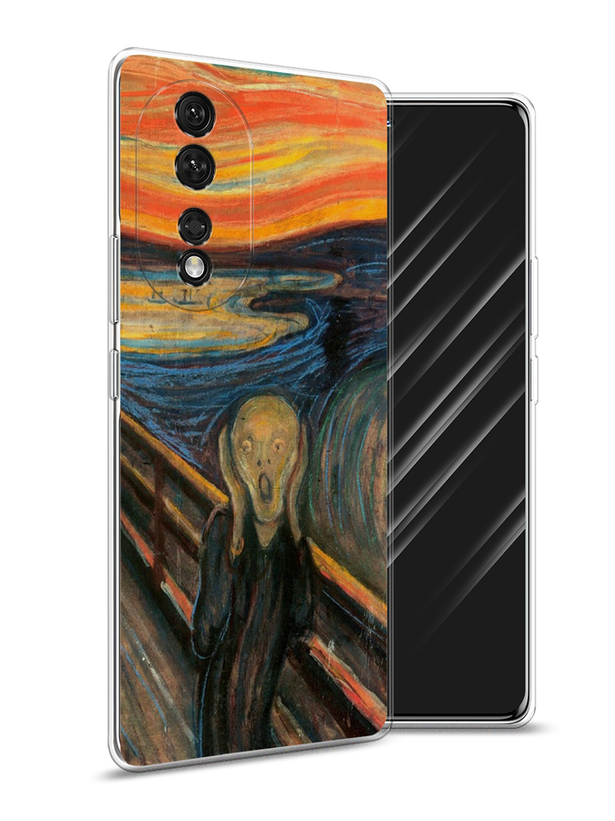 

Чехол Awog на Honor 80 Pro "Крик", Оранжевый;синий;серый, 6120450-9