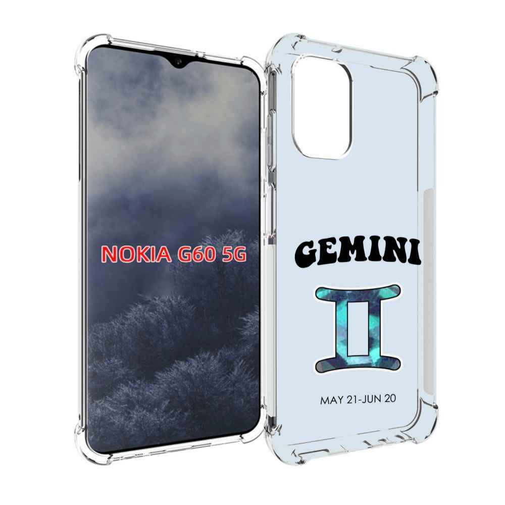 

Чехол MyPads знак зодиака близнецы 1 для Nokia G60 5G, Прозрачный, Tocco
