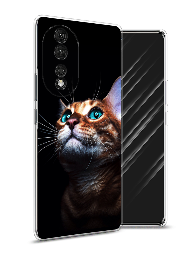 

Чехол Awog на Honor 80 Pro "Мечтательный кот", Коричневый, 6120450-1