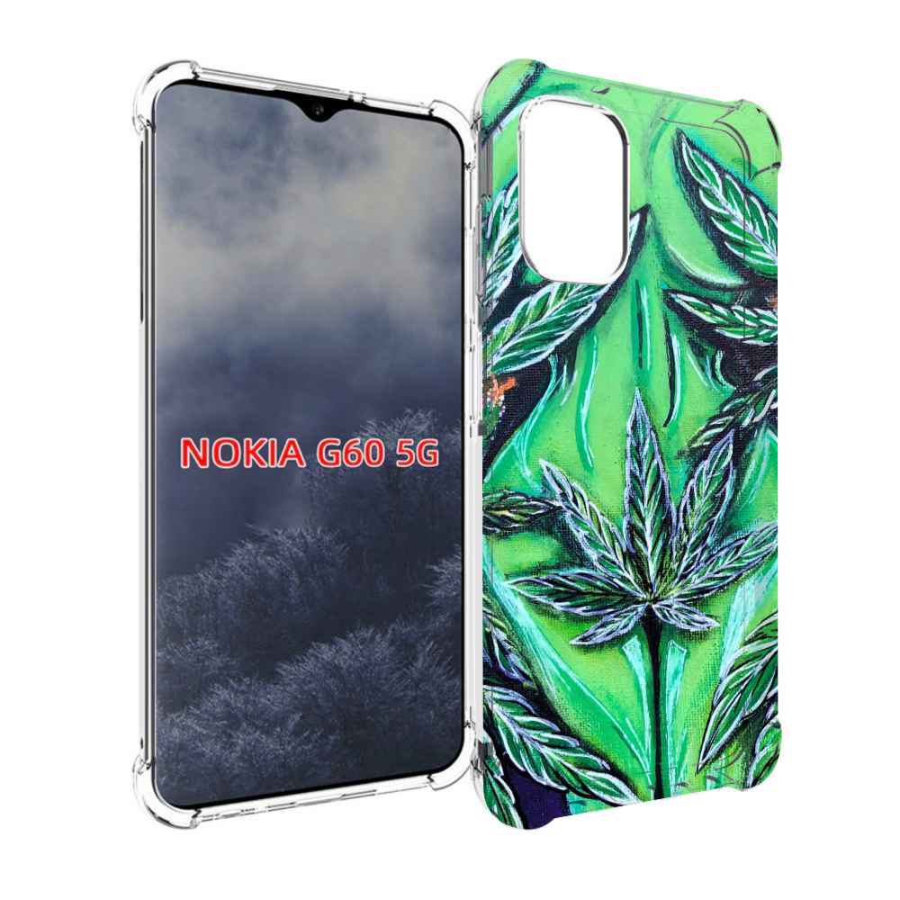 

Чехол MyPads зеленая девушка для Nokia G60 5G, Прозрачный, Tocco