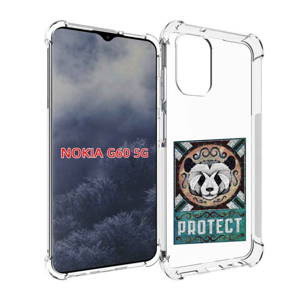 

Чехол MyPads защита панды для Nokia G60 5G, Прозрачный, Tocco